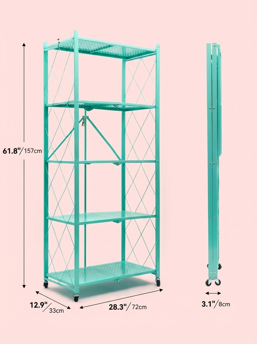 Heavy-Duty Multi-Tier Metal Storage Rack