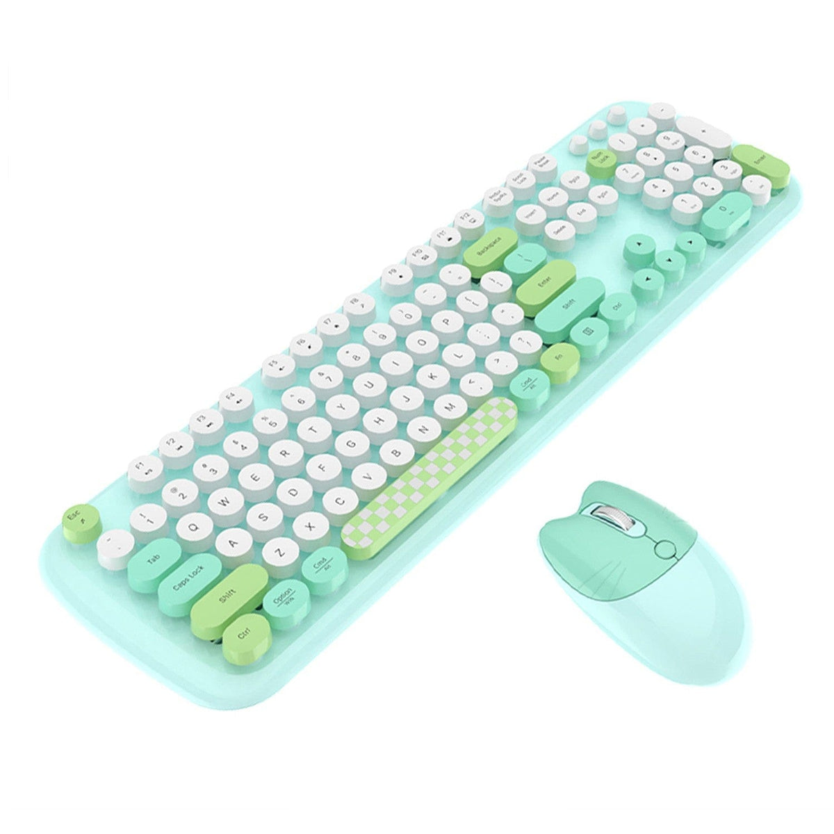 Wireless Keyboard & Mouse Combo with Silent Click
