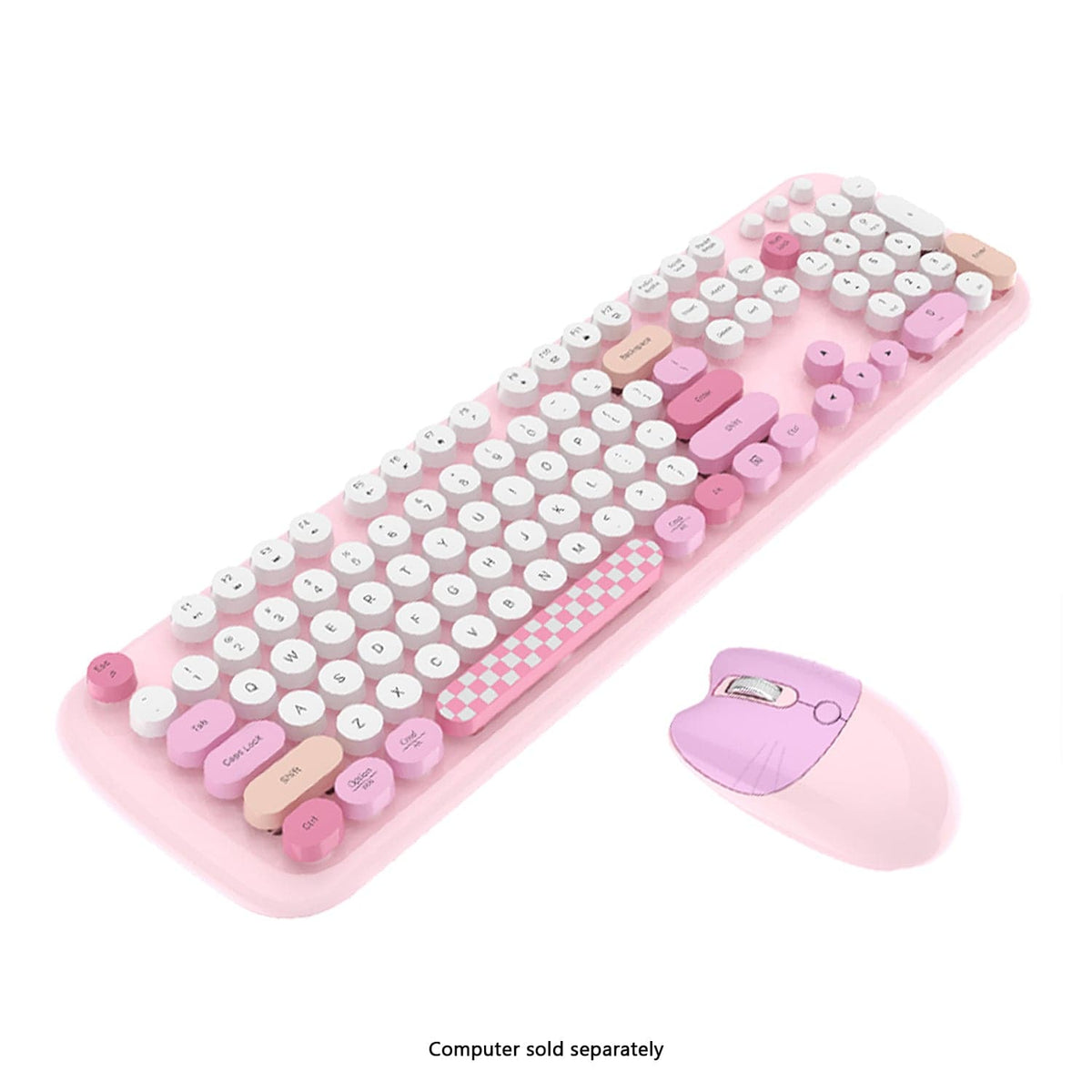 Wireless Keyboard & Mouse Combo with Silent Click