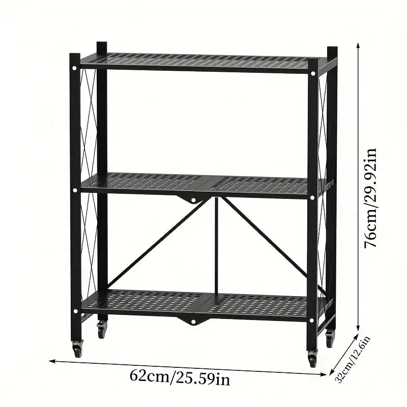 Heavy-Duty Multi-Tier Metal Storage Rack