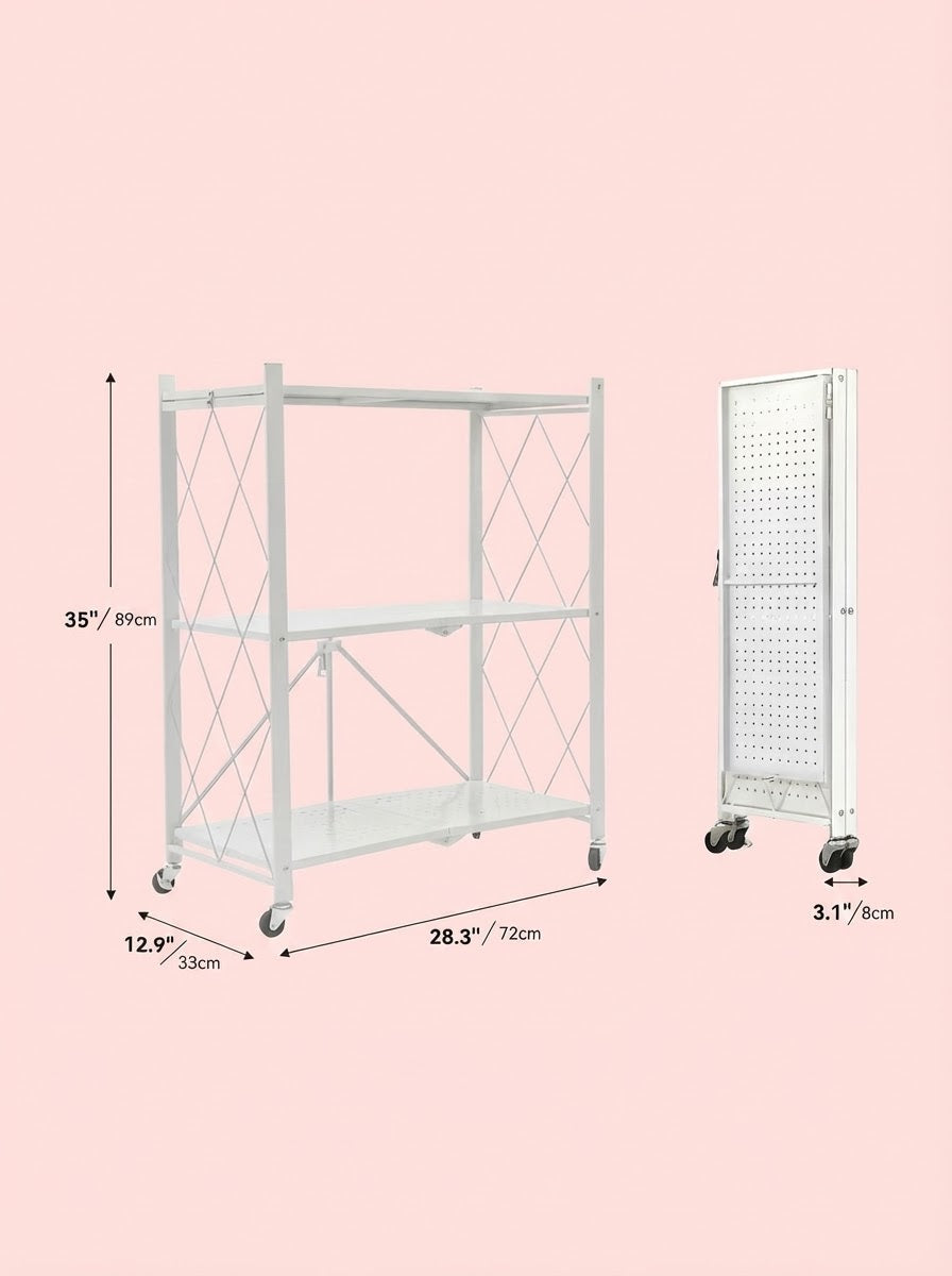 Heavy-Duty Multi-Tier Metal Storage Rack