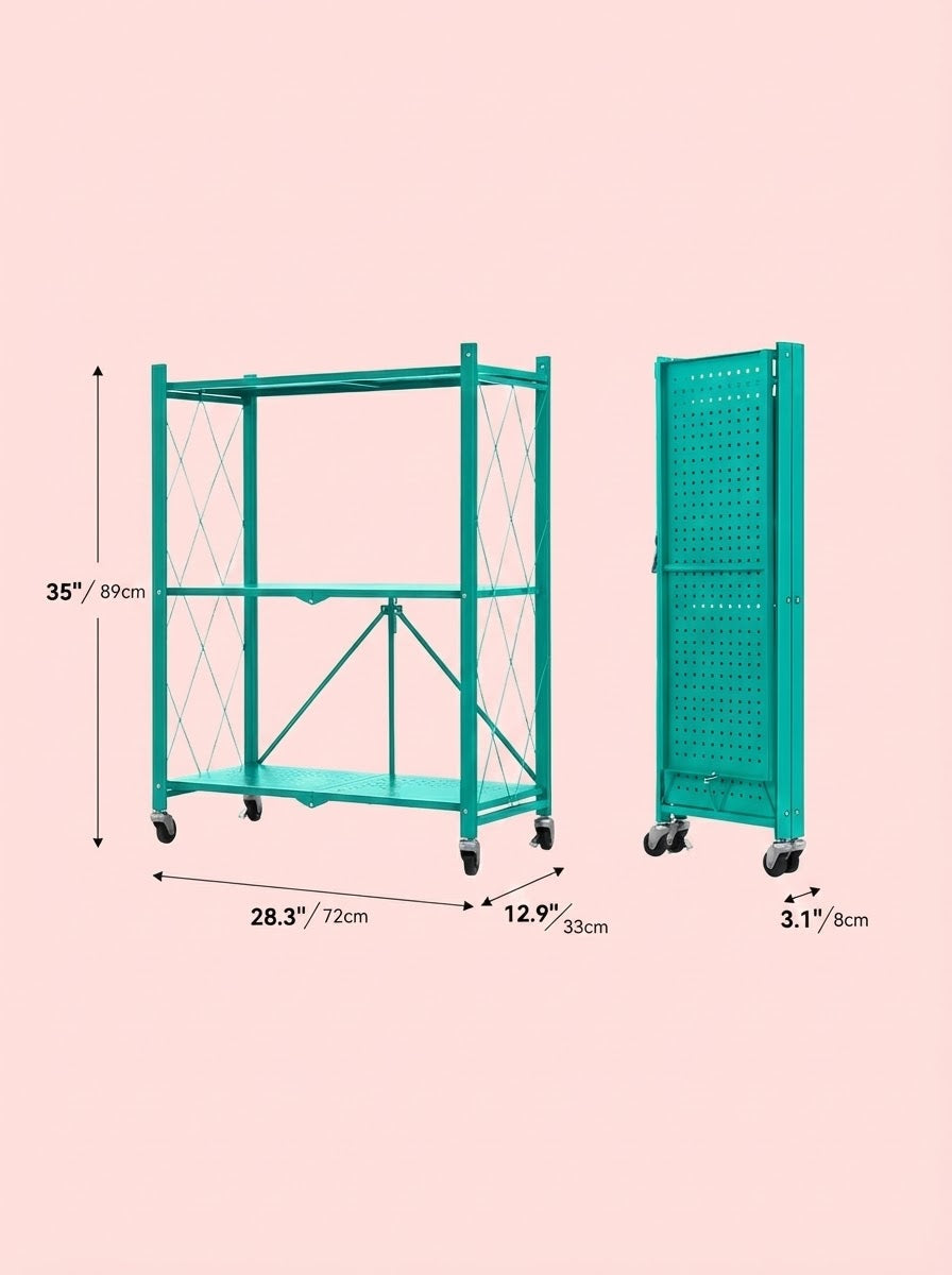 Heavy-Duty Multi-Tier Metal Storage Rack