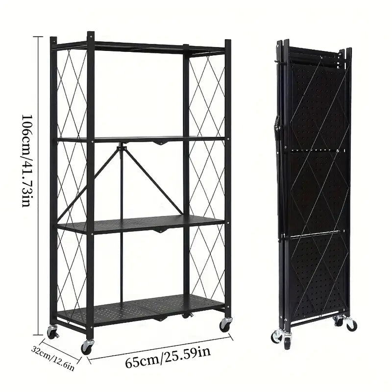 Heavy-Duty Multi-Tier Metal Storage Rack