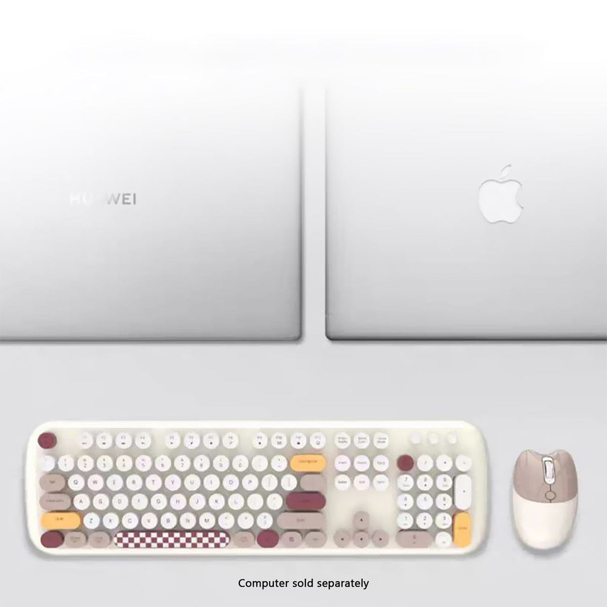 Wireless Keyboard & Mouse Combo with Silent Click