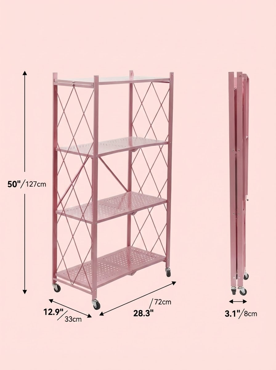 Heavy-Duty Multi-Tier Metal Storage Rack
