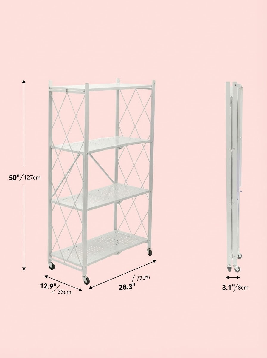 Heavy-Duty Multi-Tier Metal Storage Rack