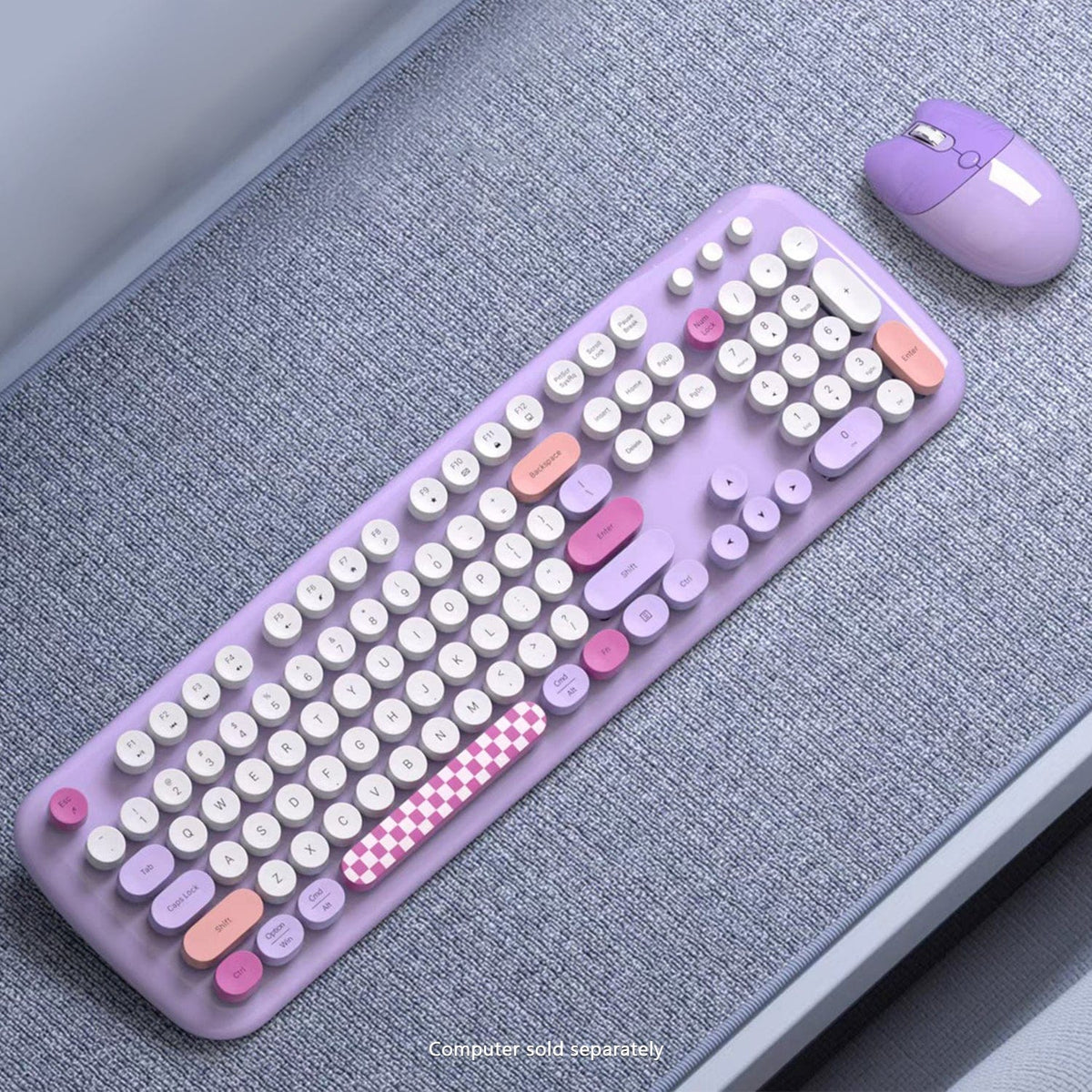 Wireless Keyboard & Mouse Combo with Silent Click
