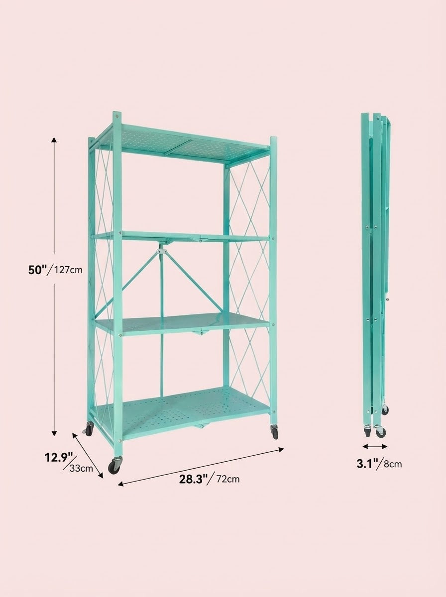 Heavy-Duty Multi-Tier Metal Storage Rack