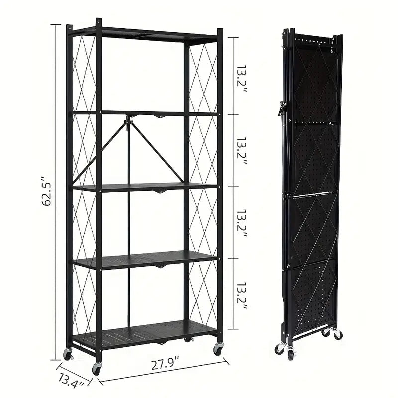 Heavy-Duty Multi-Tier Metal Storage Rack