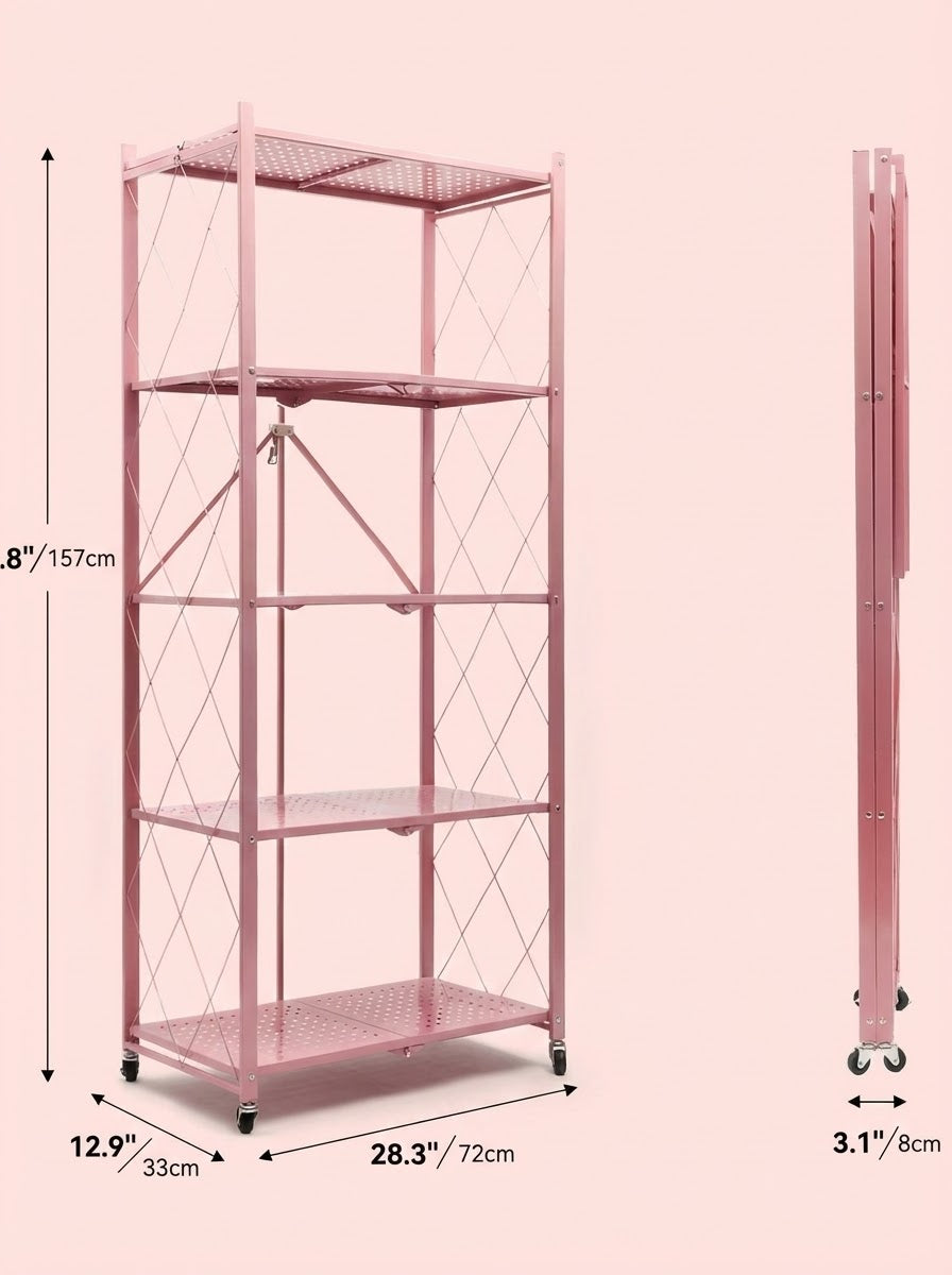 Heavy-Duty Multi-Tier Metal Storage Rack