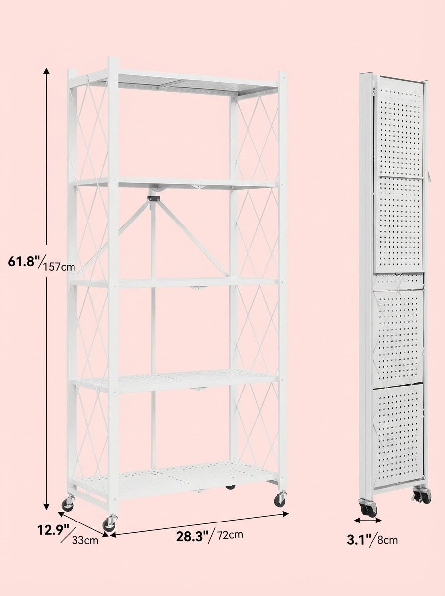 Heavy-Duty Multi-Tier Metal Storage Rack