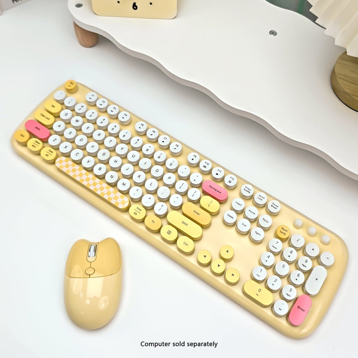 Wireless Keyboard & Mouse Combo with Silent Click