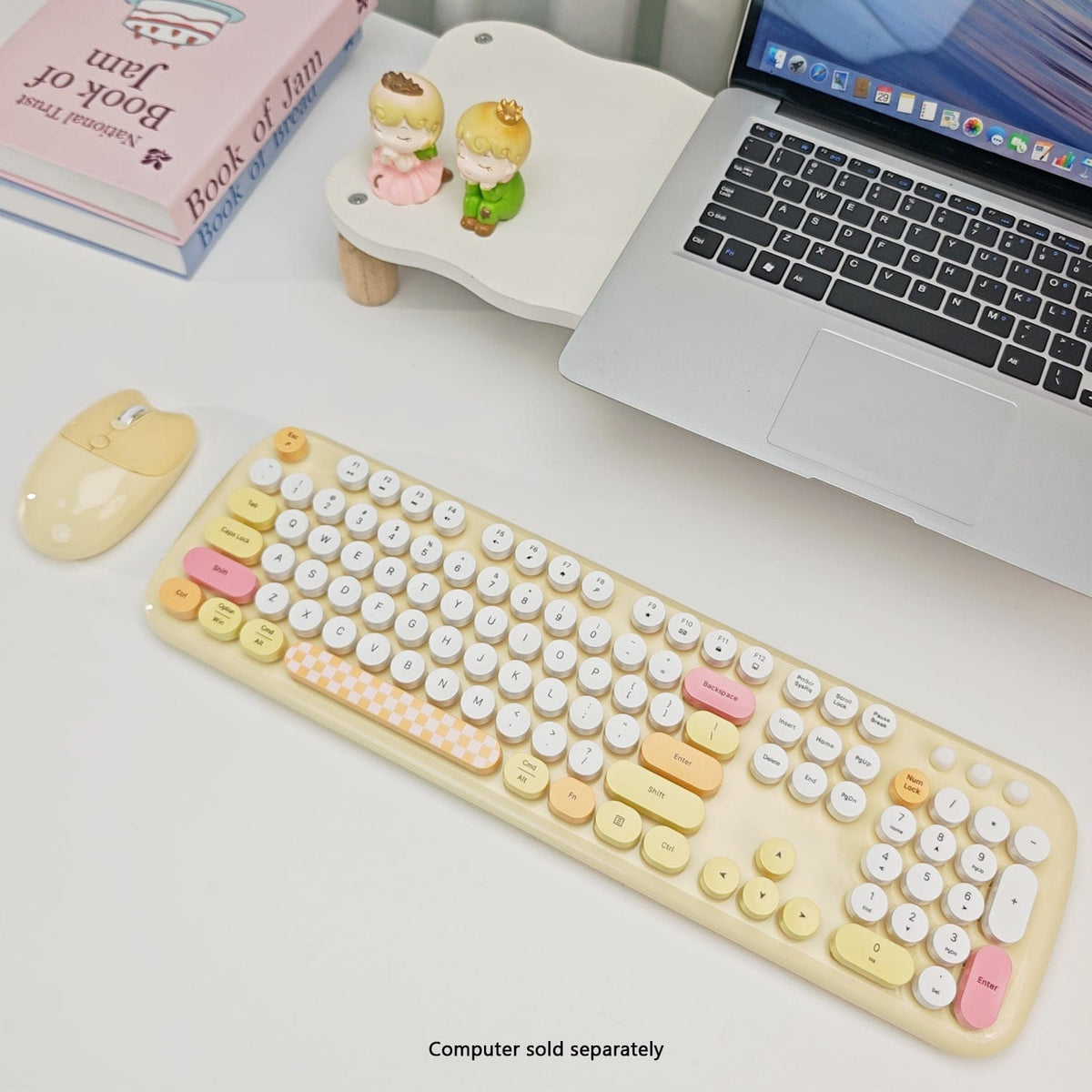 Wireless Keyboard & Mouse Combo with Silent Click