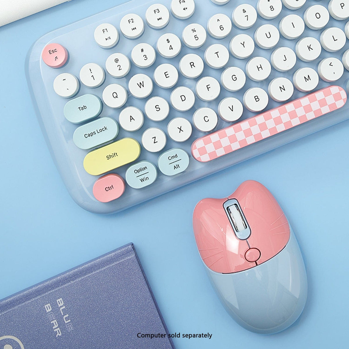 Wireless Keyboard & Mouse Combo with Silent Click