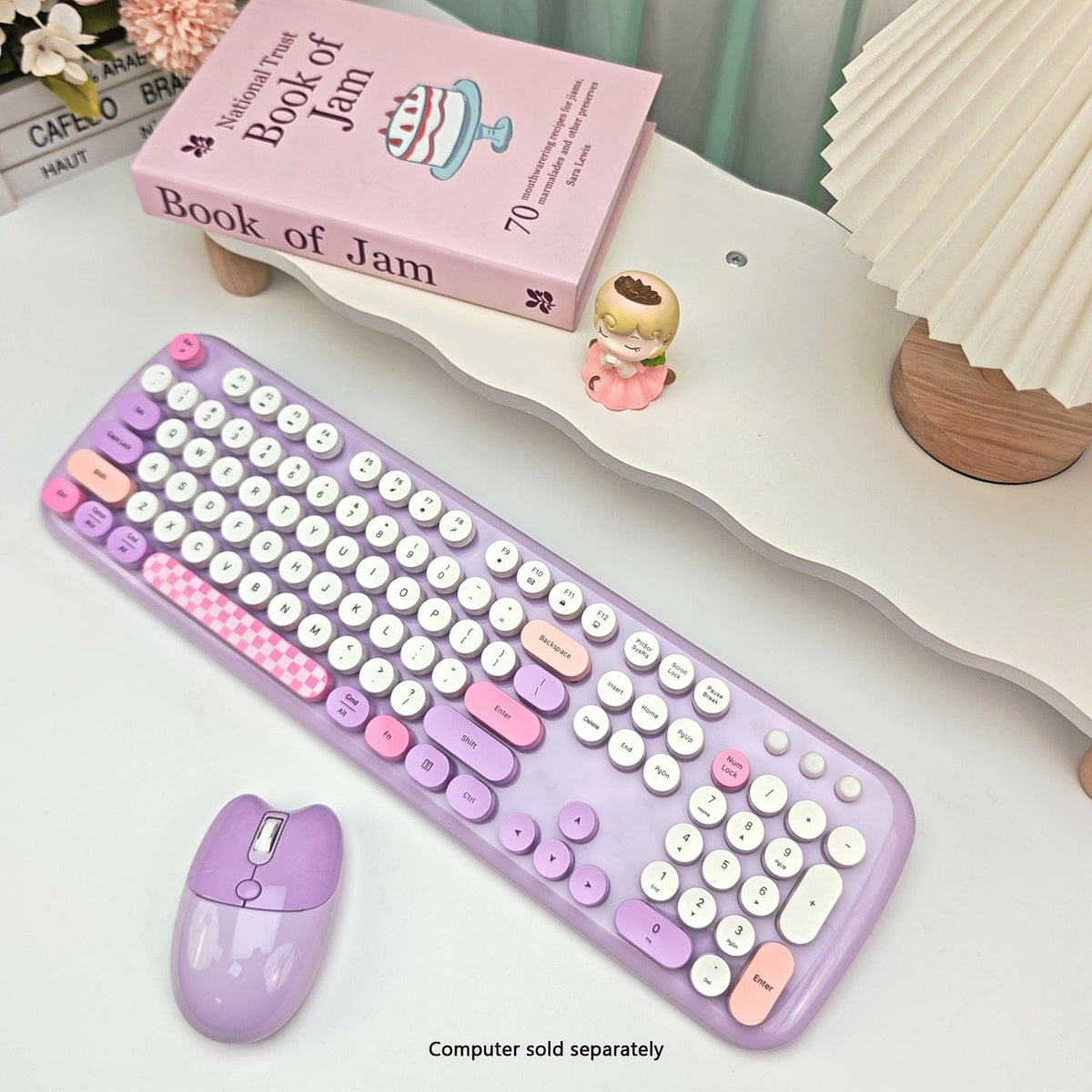 Wireless Keyboard & Mouse Combo with Silent Click
