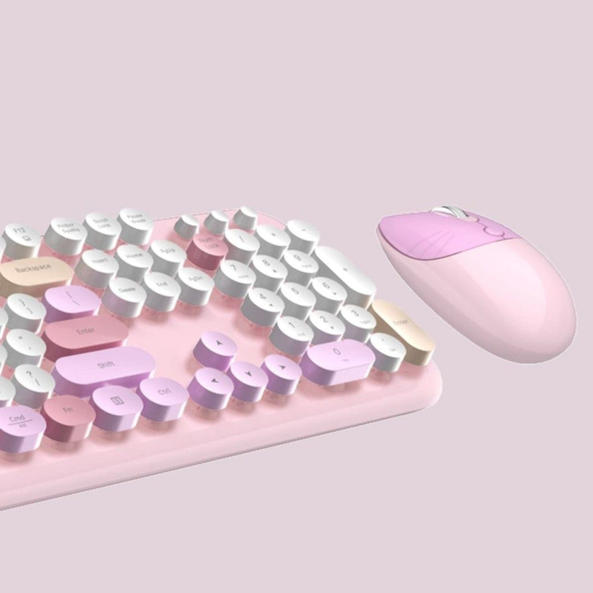 Wireless Keyboard & Mouse Combo with Silent Click