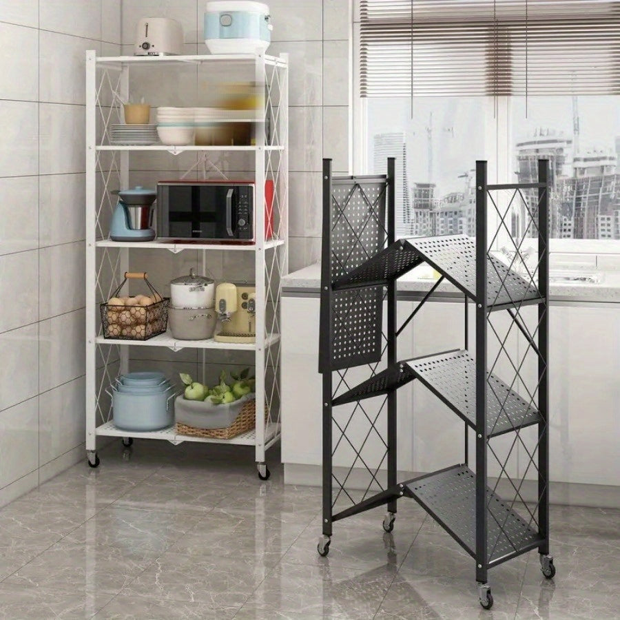 Heavy-Duty Multi-Tier Metal Storage Rack
