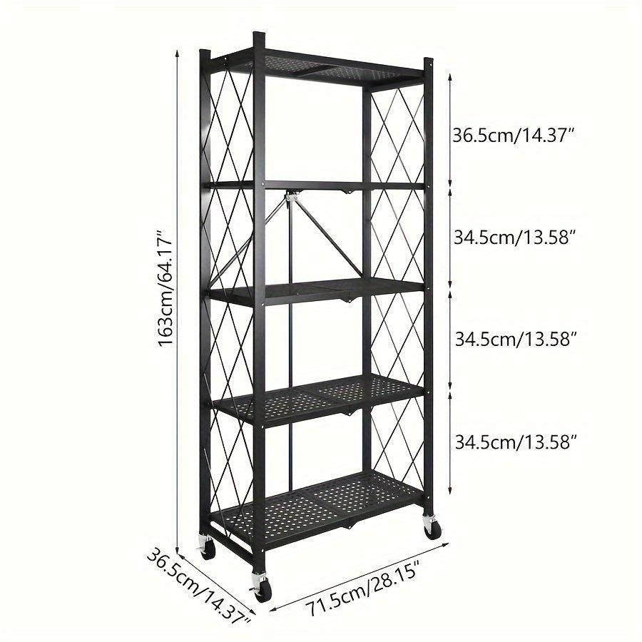 Heavy-Duty Multi-Tier Metal Storage Rack