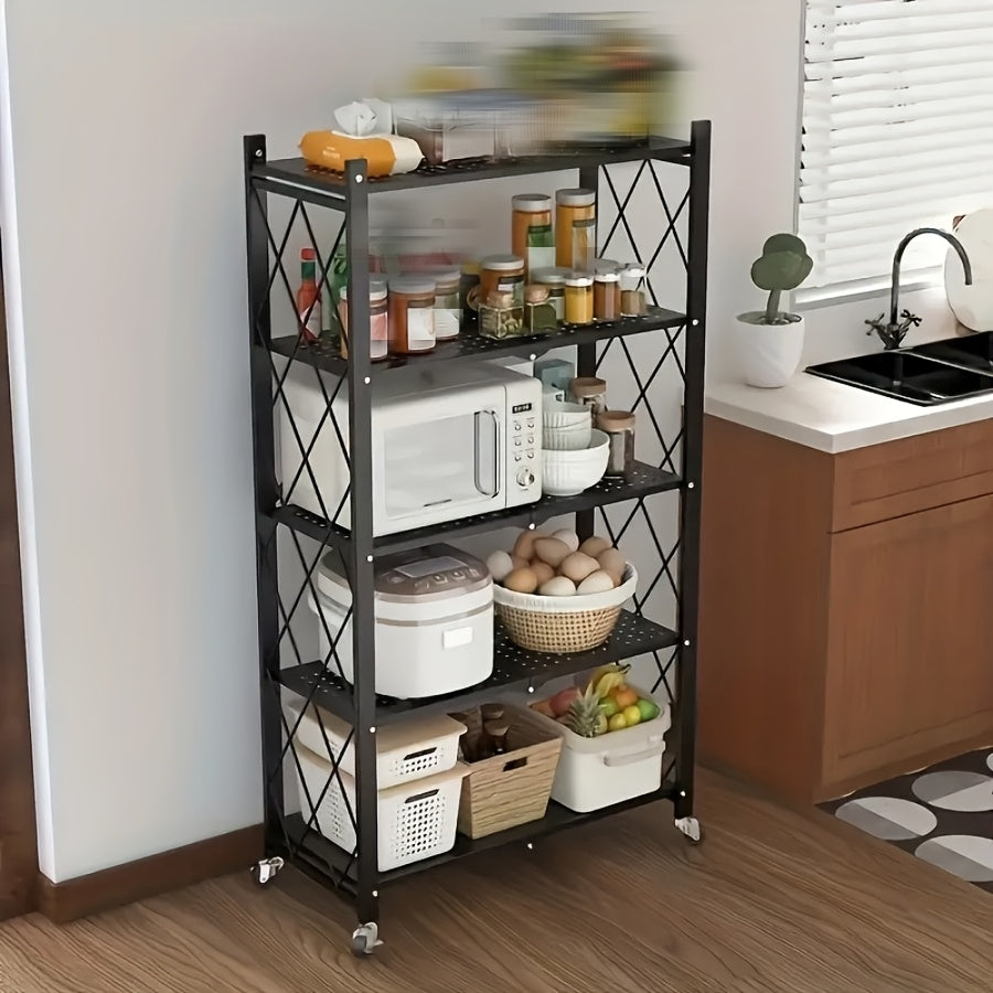 Heavy-Duty Multi-Tier Metal Storage Rack