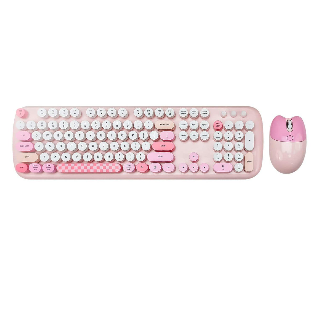 Wireless Keyboard & Mouse Combo with Silent Click