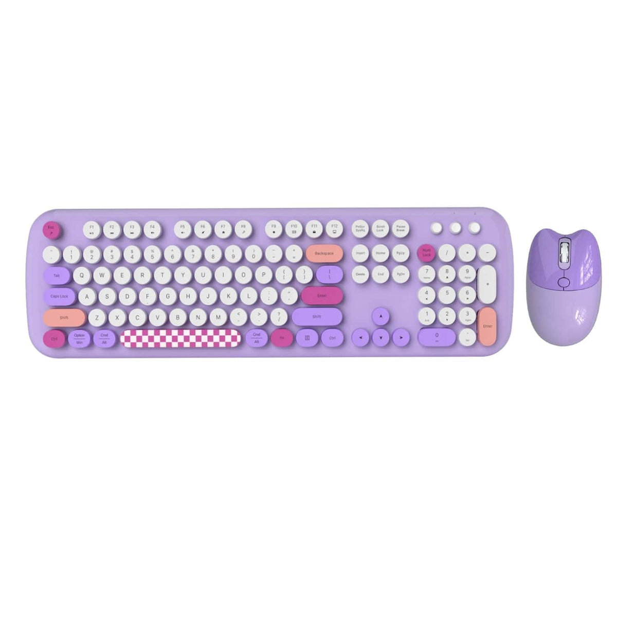 Wireless Keyboard & Mouse Combo with Silent Click