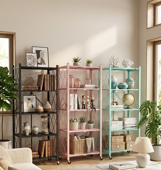 Heavy-Duty Multi-Tier Metal Storage Rack