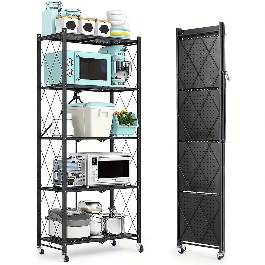 Heavy-Duty Multi-Tier Metal Storage Rack