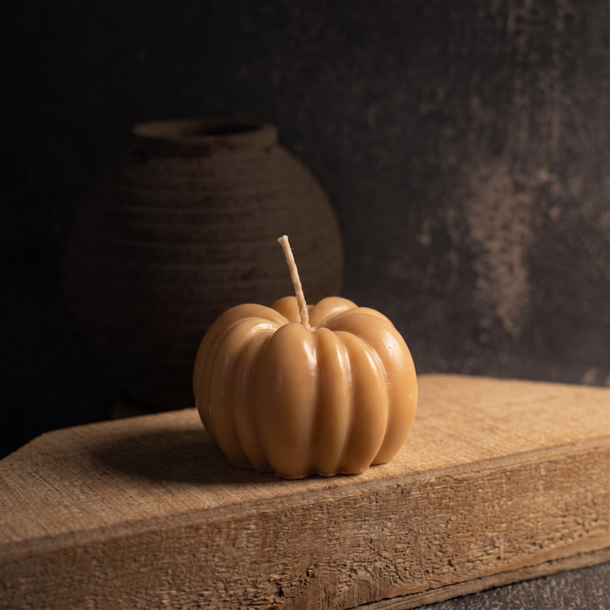 Pumpkin Candle - Rustic Autumn Candle