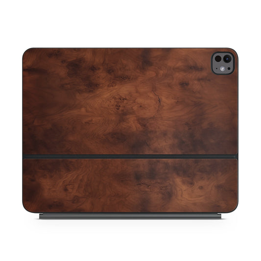 Dark Burlwood - Apple Magic Keyboard for iPad Skin