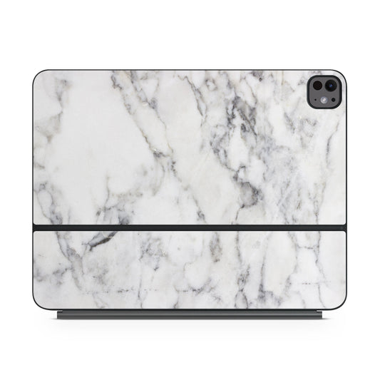 White Marble - Apple Magic Keyboard for iPad Skin