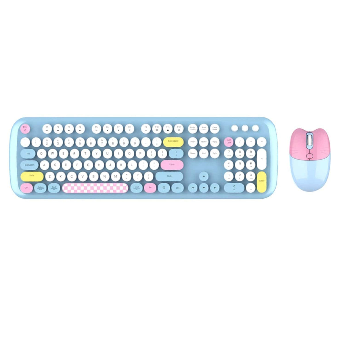 Wireless Keyboard & Mouse Combo with Silent Click