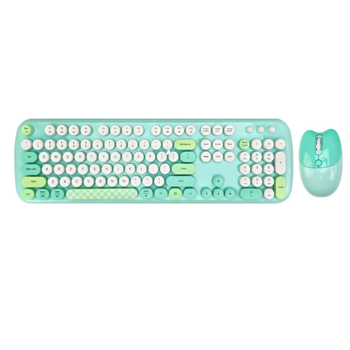 Wireless Keyboard & Mouse Combo with Silent Click