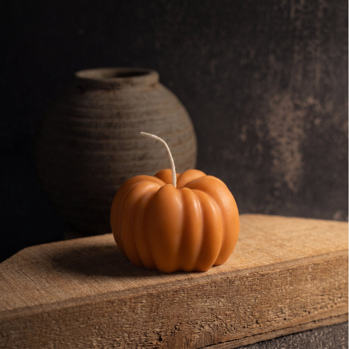 Pumpkin Candle - Rustic Autumn Candle