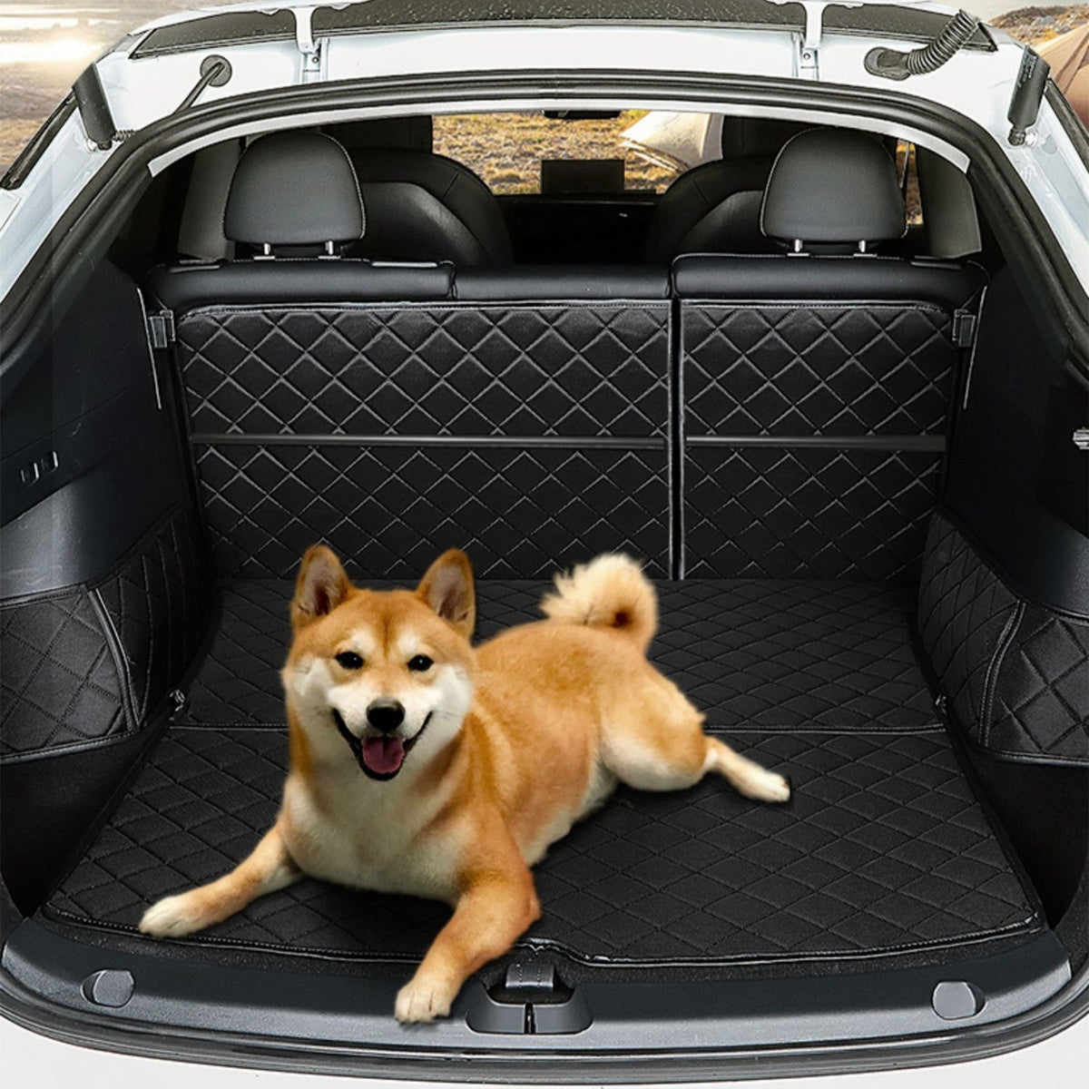 TESERY Waterproof Car Dog Cover for Model Y
