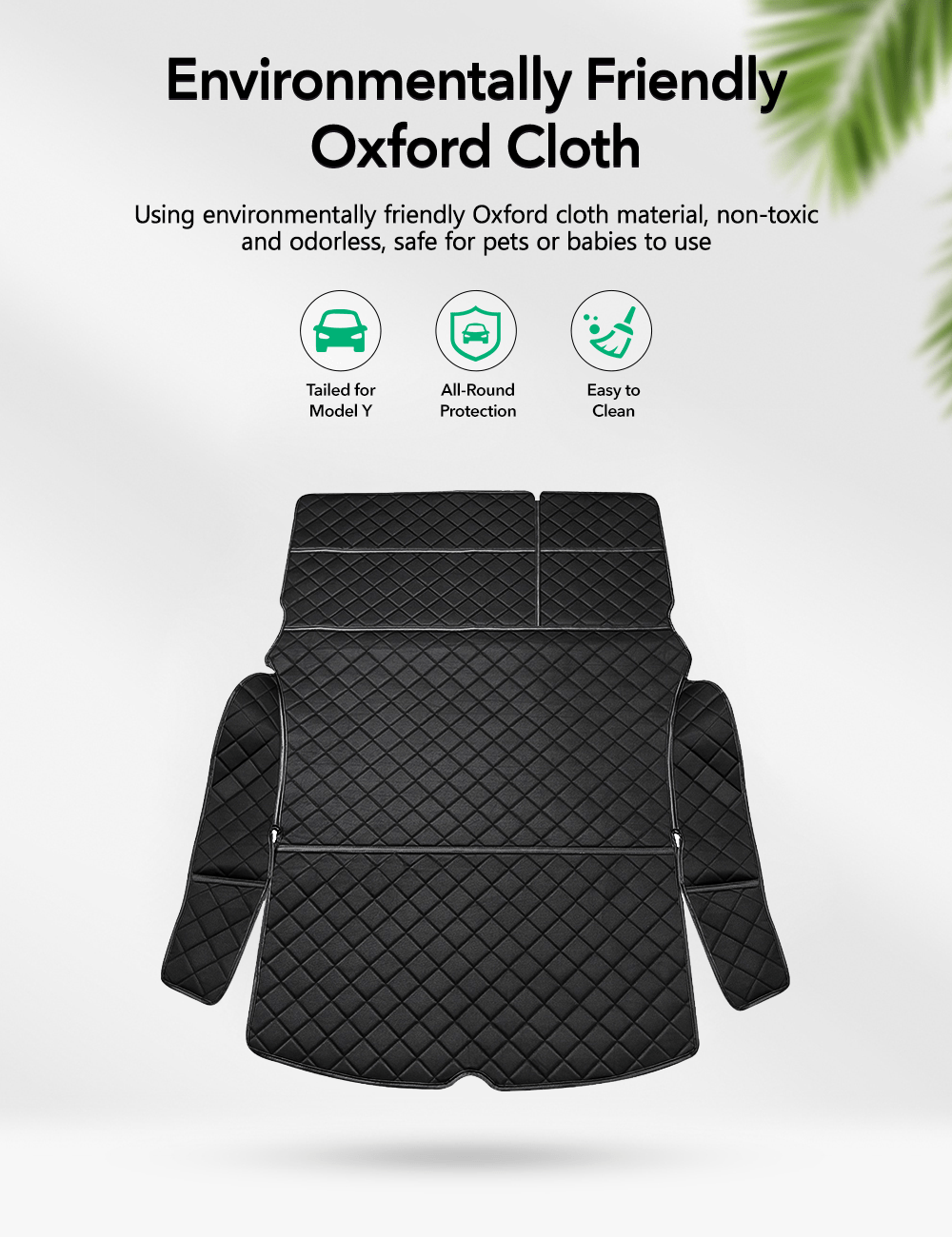 TESERY Waterproof Car Dog Cover for Model Y