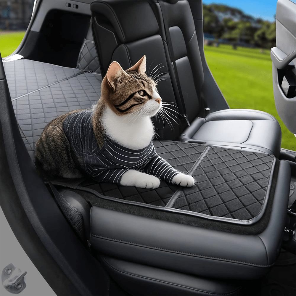 TESERY Waterproof Car Dog Cover for Model Y